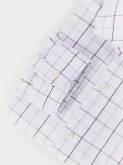 Camisas-Alvaro Moreno CAMISA POPELIN CUADROS KIDS Burdeos