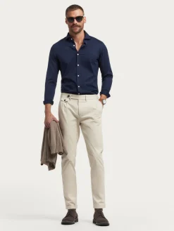 Casual-Alvaro Moreno CAMISA PUNTO ELASTICO Azul Marino