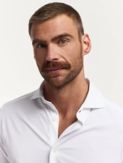 Casual-Alvaro Moreno CAMISA PUNTO ELASTICO Blanco