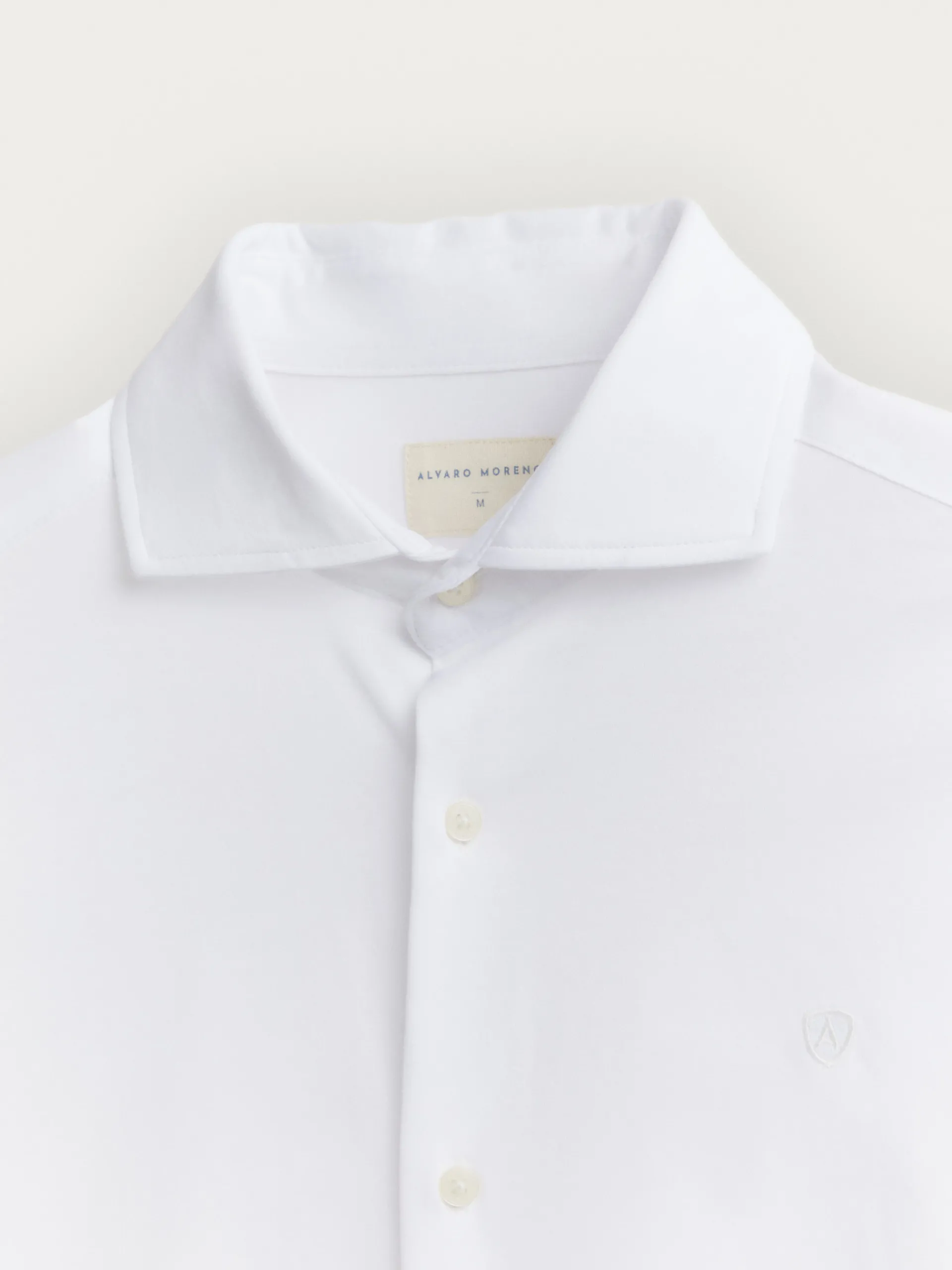Casual-Alvaro Moreno CAMISA PUNTO ELASTICO Blanco