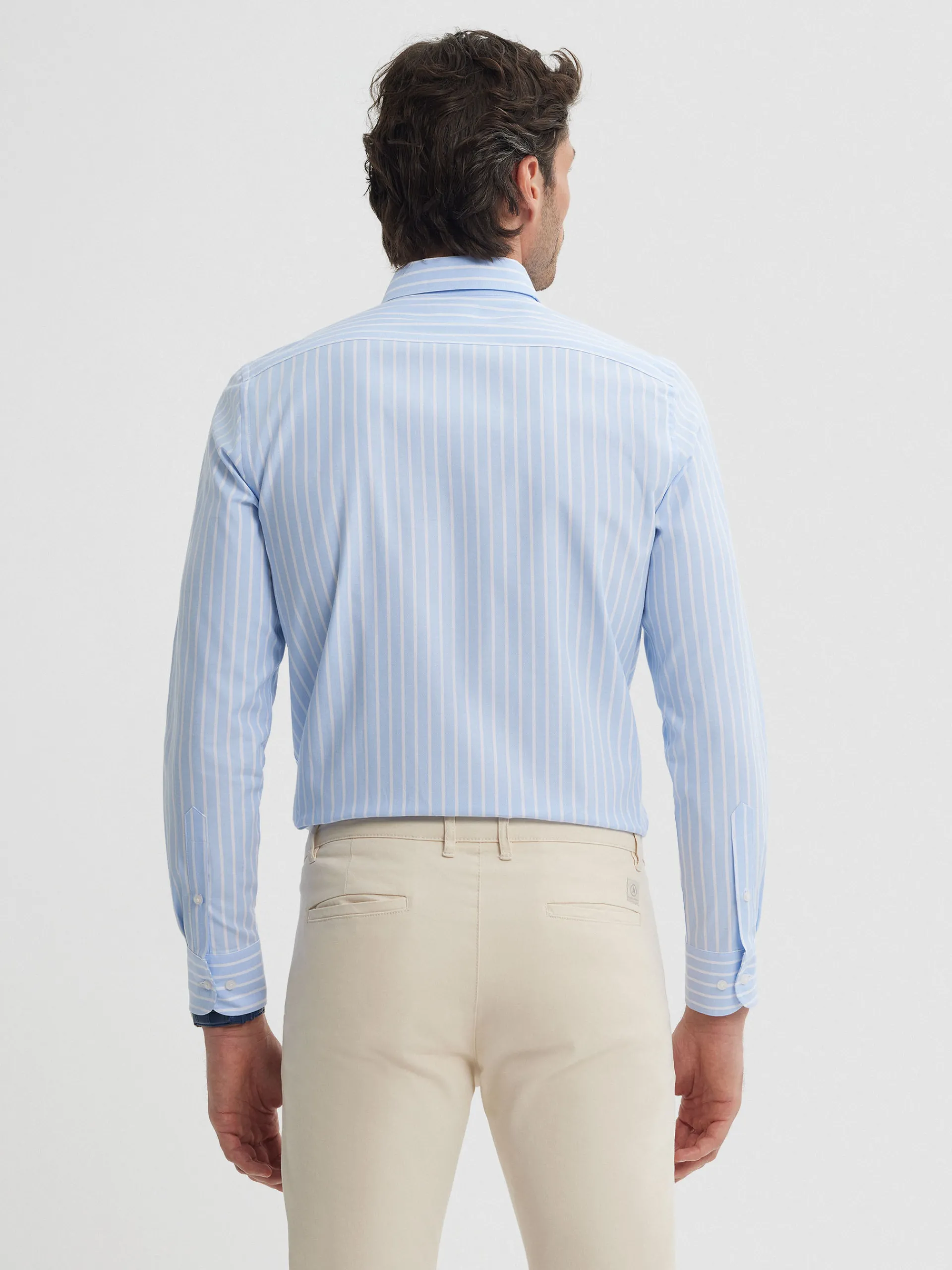 Casual-Alvaro Moreno CAMISA RAYAS DUTTON Celeste