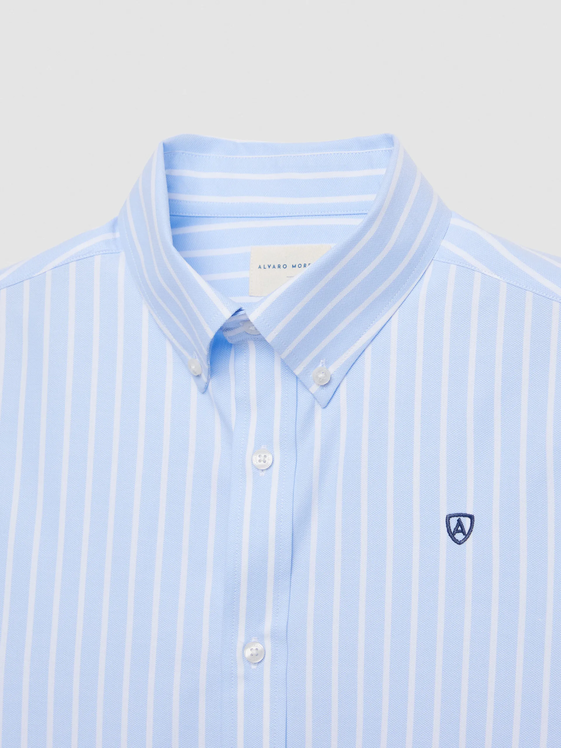 Casual-Alvaro Moreno CAMISA RAYAS DUTTON Celeste