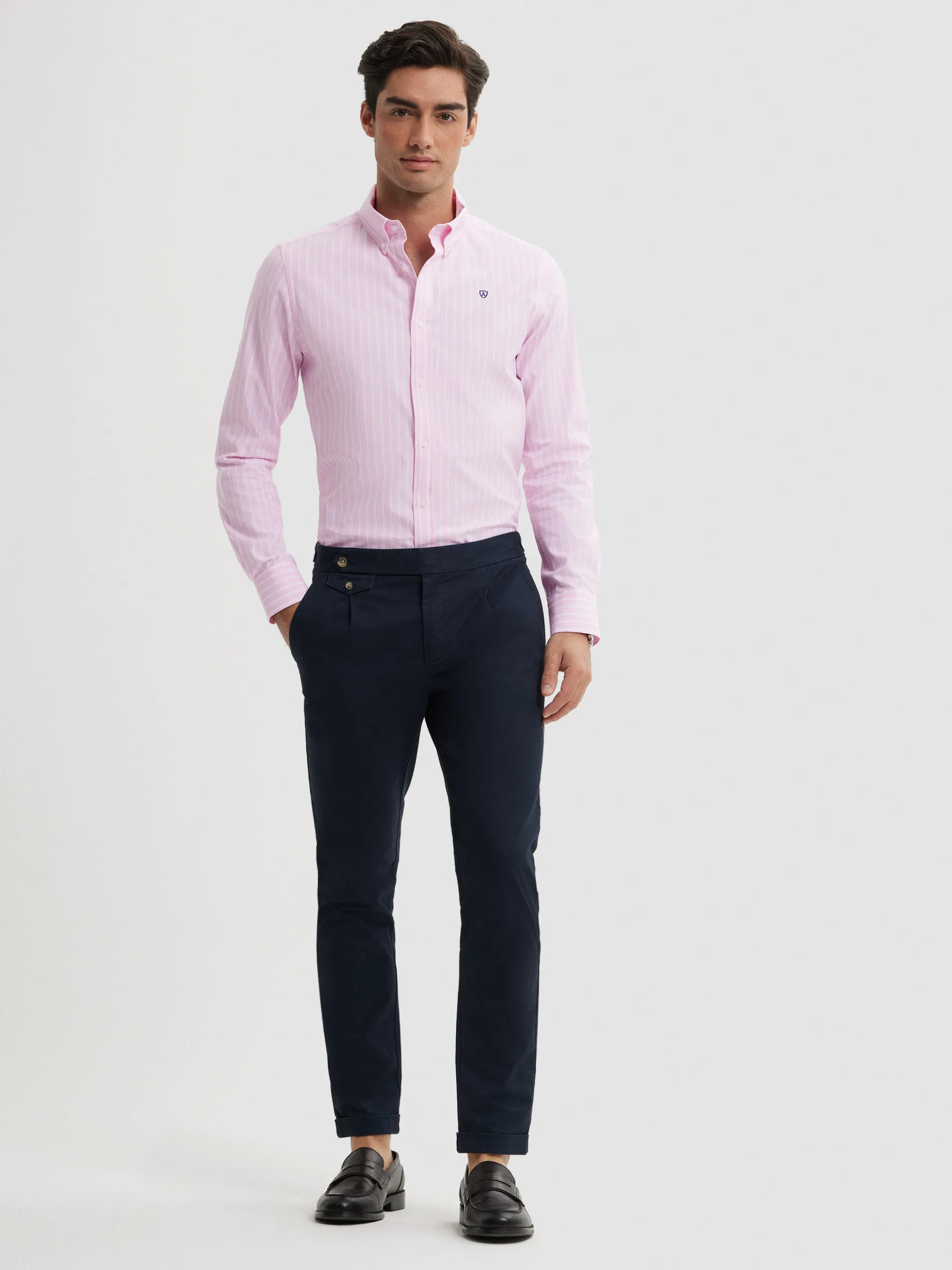 Casual-Alvaro Moreno CAMISA RAYAS DUTTON Rosa