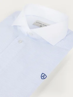 Camisas Vestir|Camisas Vestir-Alvaro Moreno CAMISA RAYAS P.DOBLE Celeste
