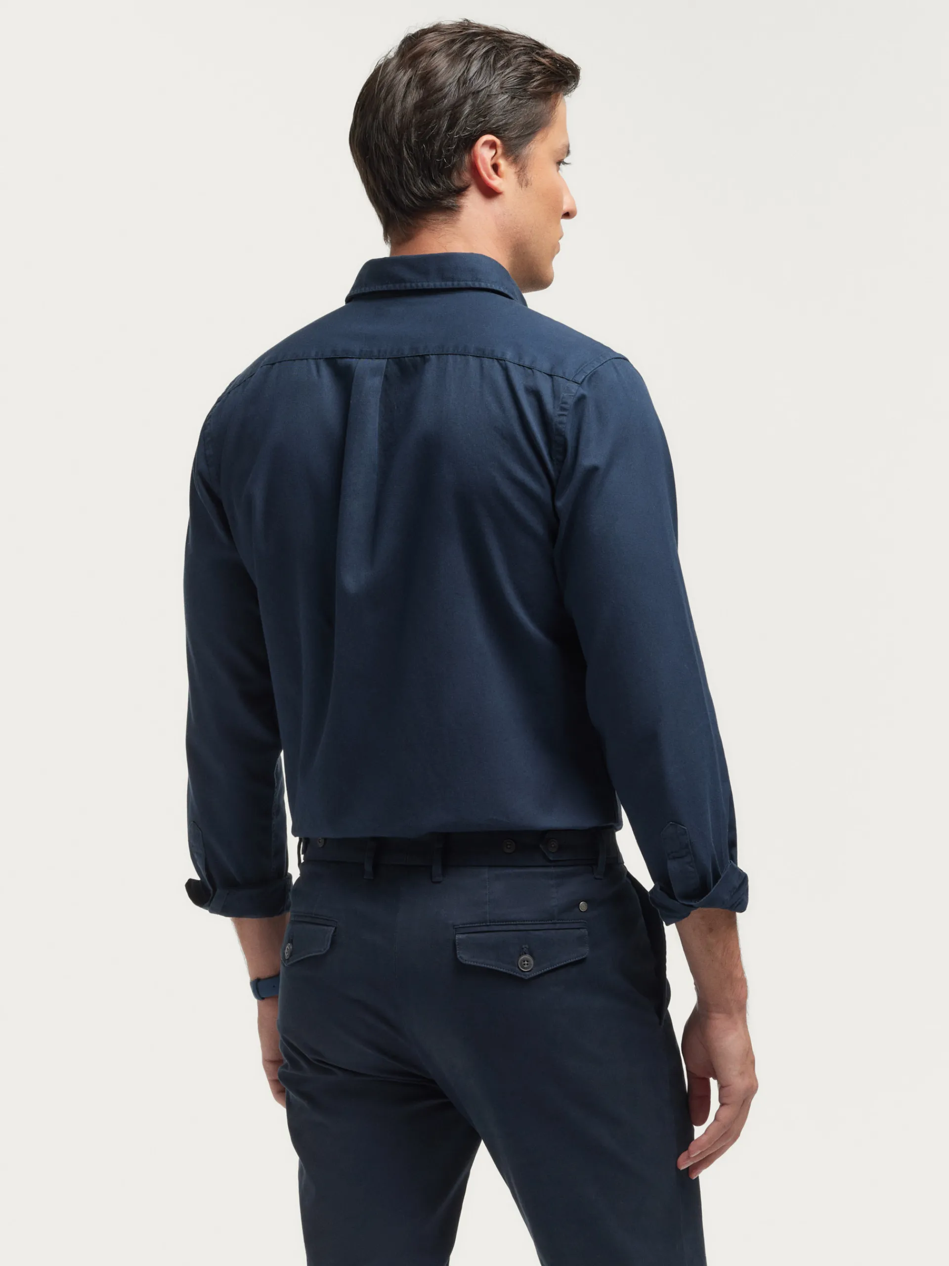 Casual-Alvaro Moreno CAMISA TWILL DYE Azul Marino
