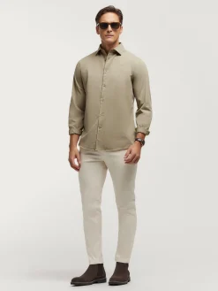 Casual-Alvaro Moreno CAMISA TWILL DYE Beige