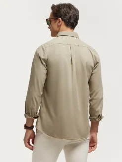 Casual-Alvaro Moreno CAMISA TWILL DYE Beige