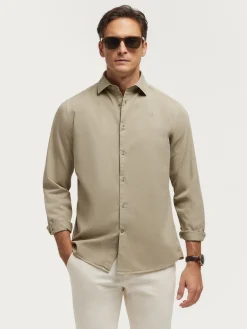 Casual-Alvaro Moreno CAMISA TWILL DYE Beige