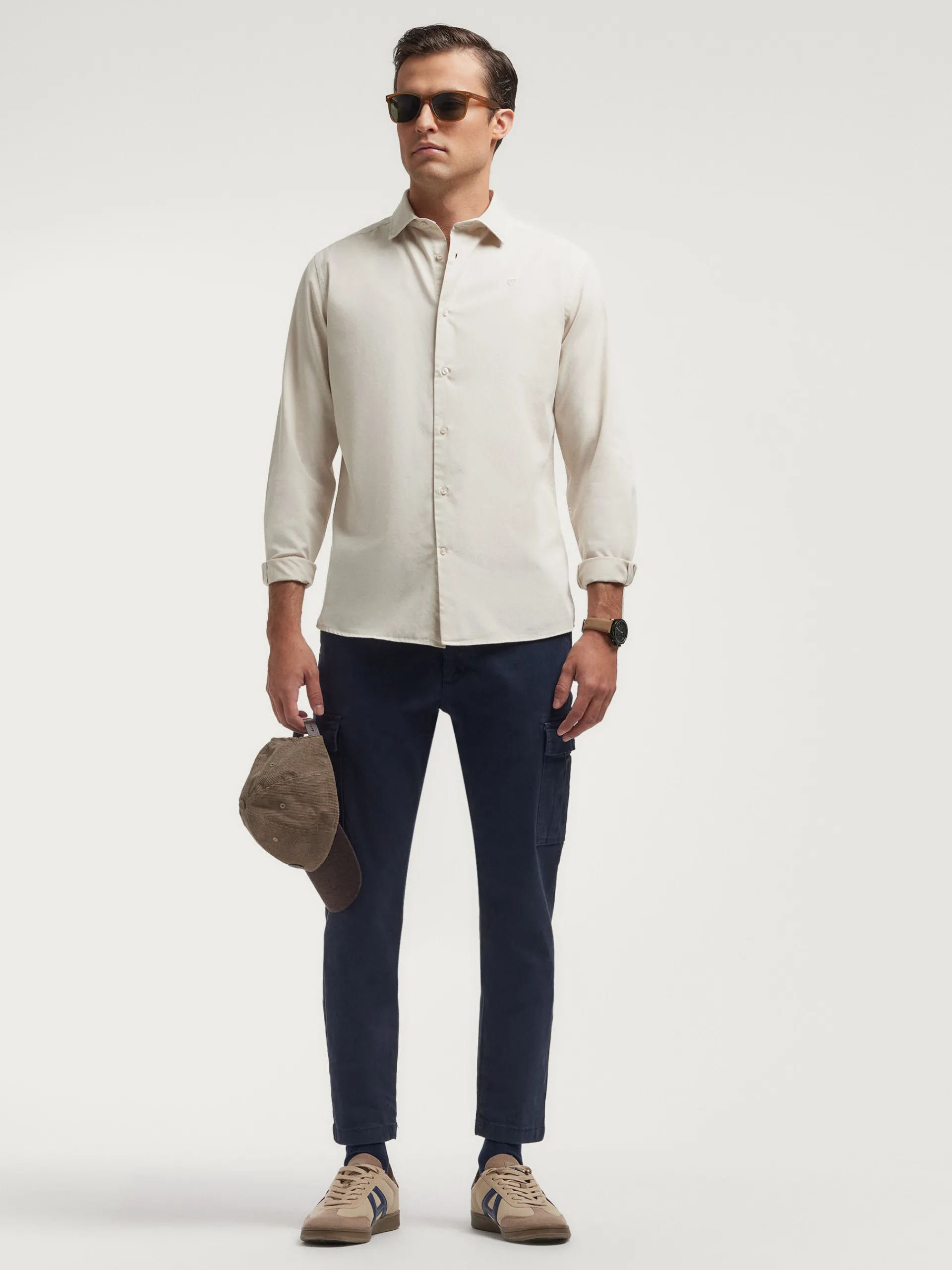 Casual-Alvaro Moreno CAMISA TWILL DYE Crudo