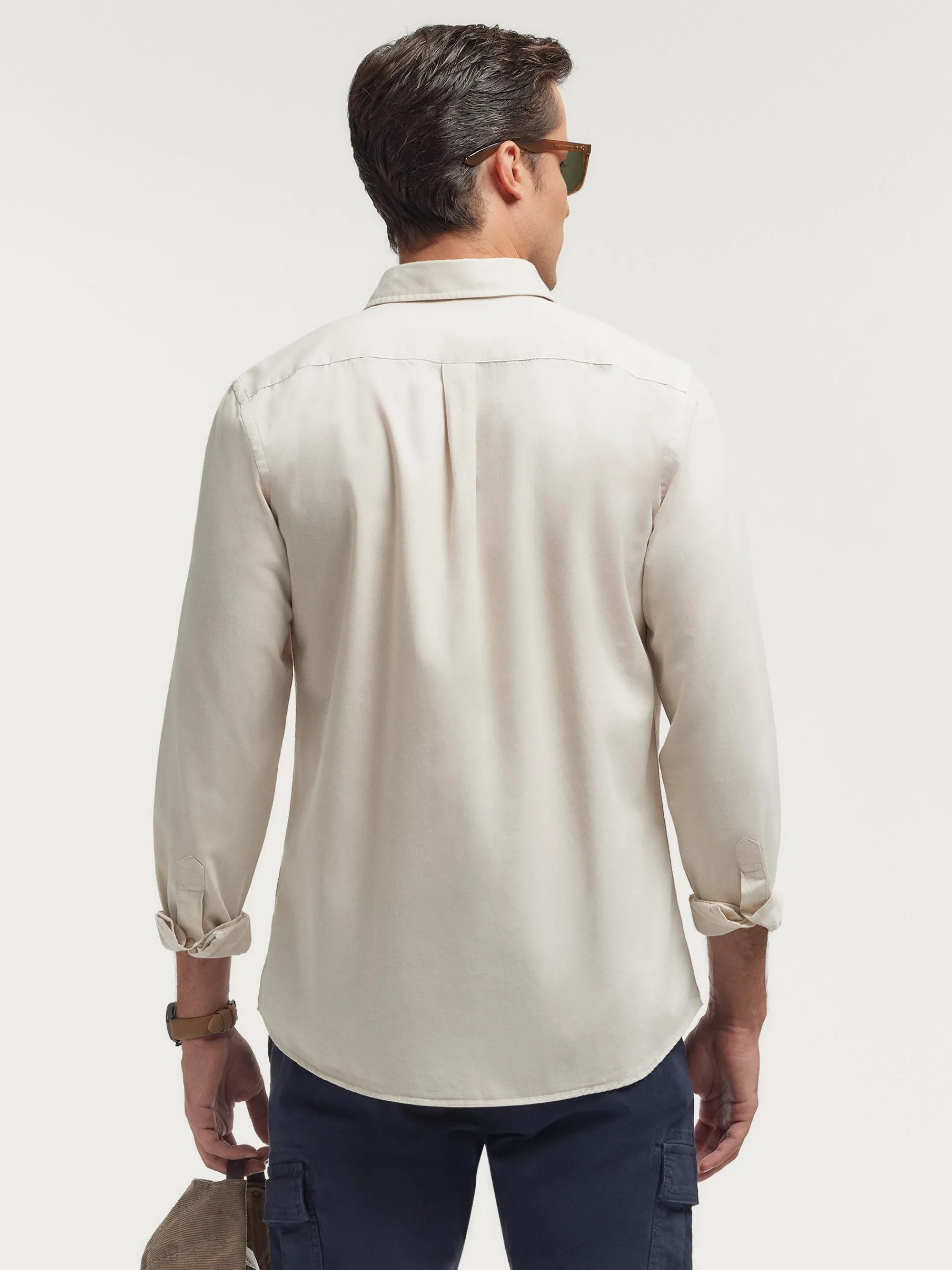 Casual-Alvaro Moreno CAMISA TWILL DYE Crudo