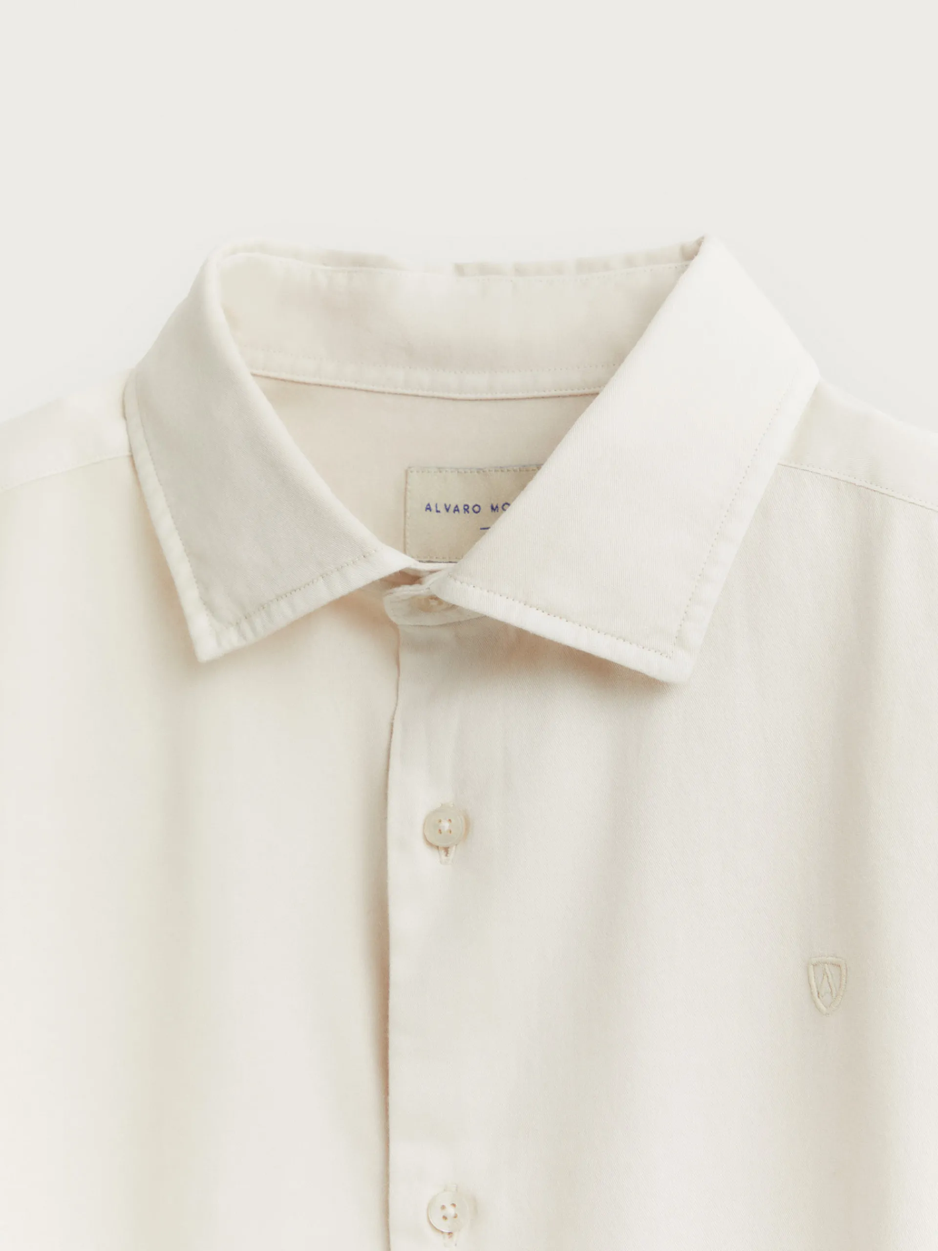 Casual-Alvaro Moreno CAMISA TWILL DYE Crudo