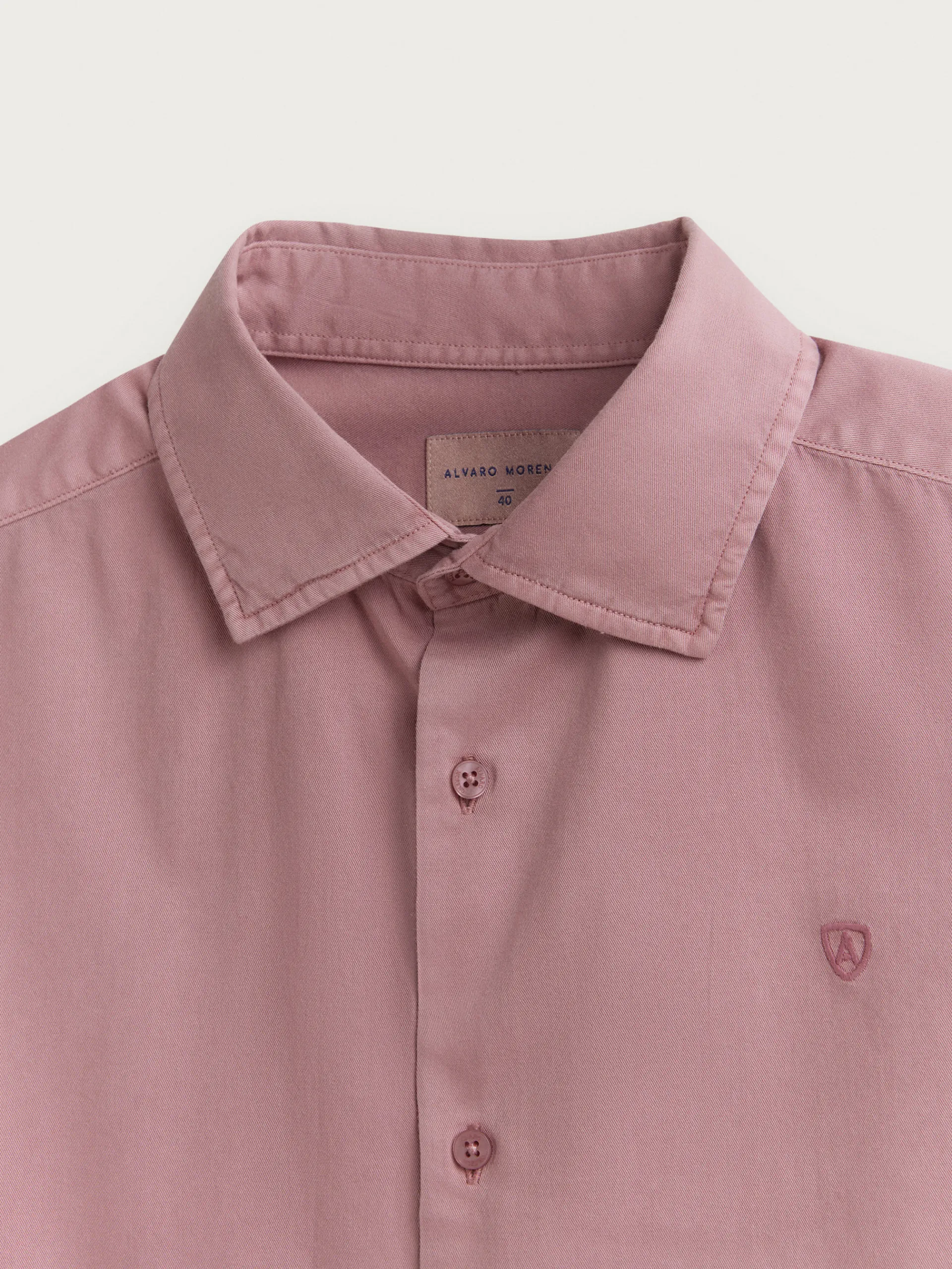 Casual-Alvaro Moreno CAMISA TWILL DYE Rosa