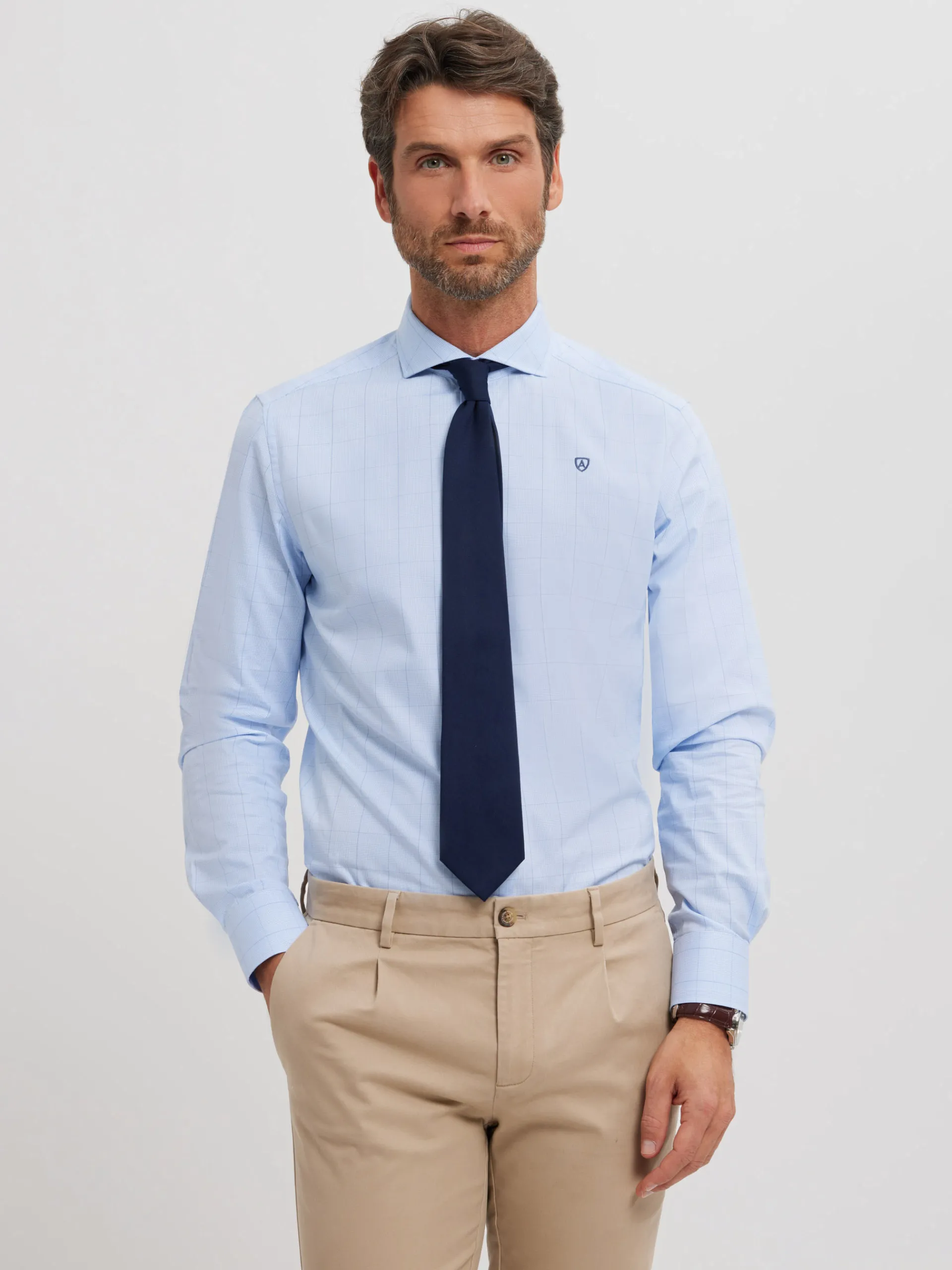 Camisas Vestir|Camisas Vestir-Alvaro Moreno CAMISA VESTIR GALES Azul