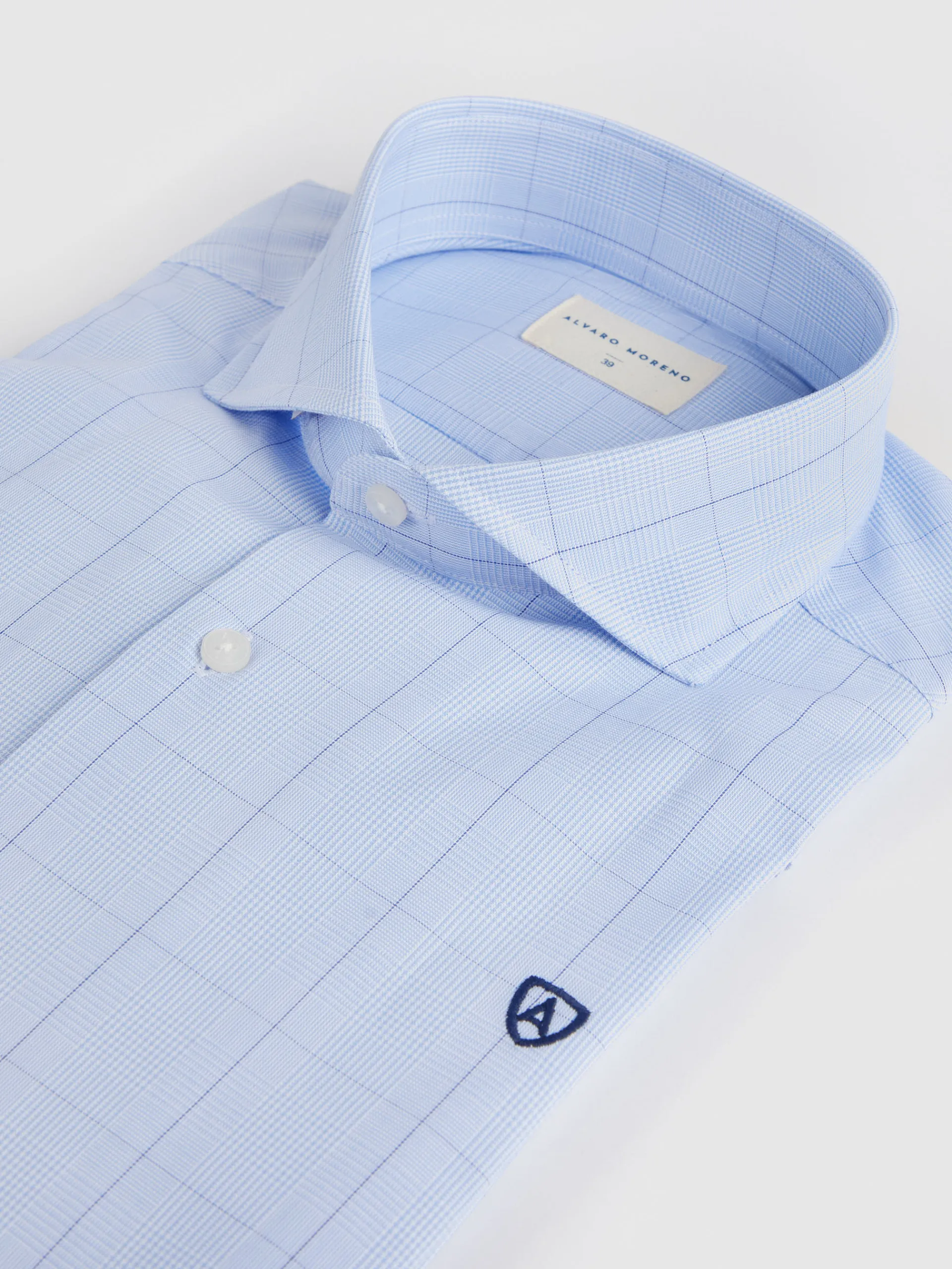 Camisas Vestir|Camisas Vestir-Alvaro Moreno CAMISA VESTIR GALES Azul