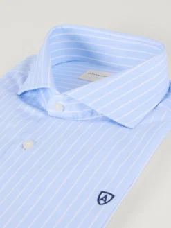 Camisas Vestir|Vestir-Alvaro Moreno CAMISA VESTIR RAYAS Celeste