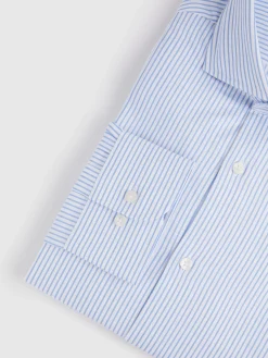Camisas Vestir|Camisas Vestir-Alvaro Moreno CAMISA VESTIR RAYAS Celeste