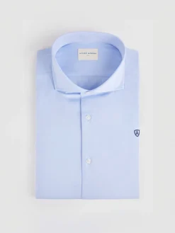 Camisas Vestir|Camisas Vestir-Alvaro Moreno CAMISA VESTIR TWILL Celeste