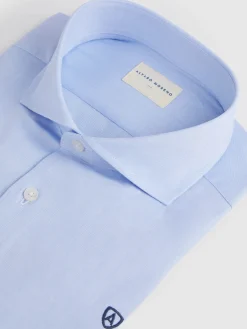 Camisas Vestir|Camisas Vestir-Alvaro Moreno CAMISA VESTIR TWILL Celeste