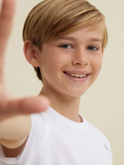 Camisetas-Alvaro Moreno CAMISETA BASIC KIDS Blanco