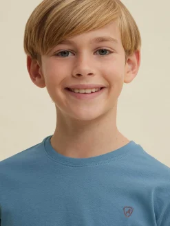 Camisetas-Alvaro Moreno CAMISETA BASIC KIDS Celeste