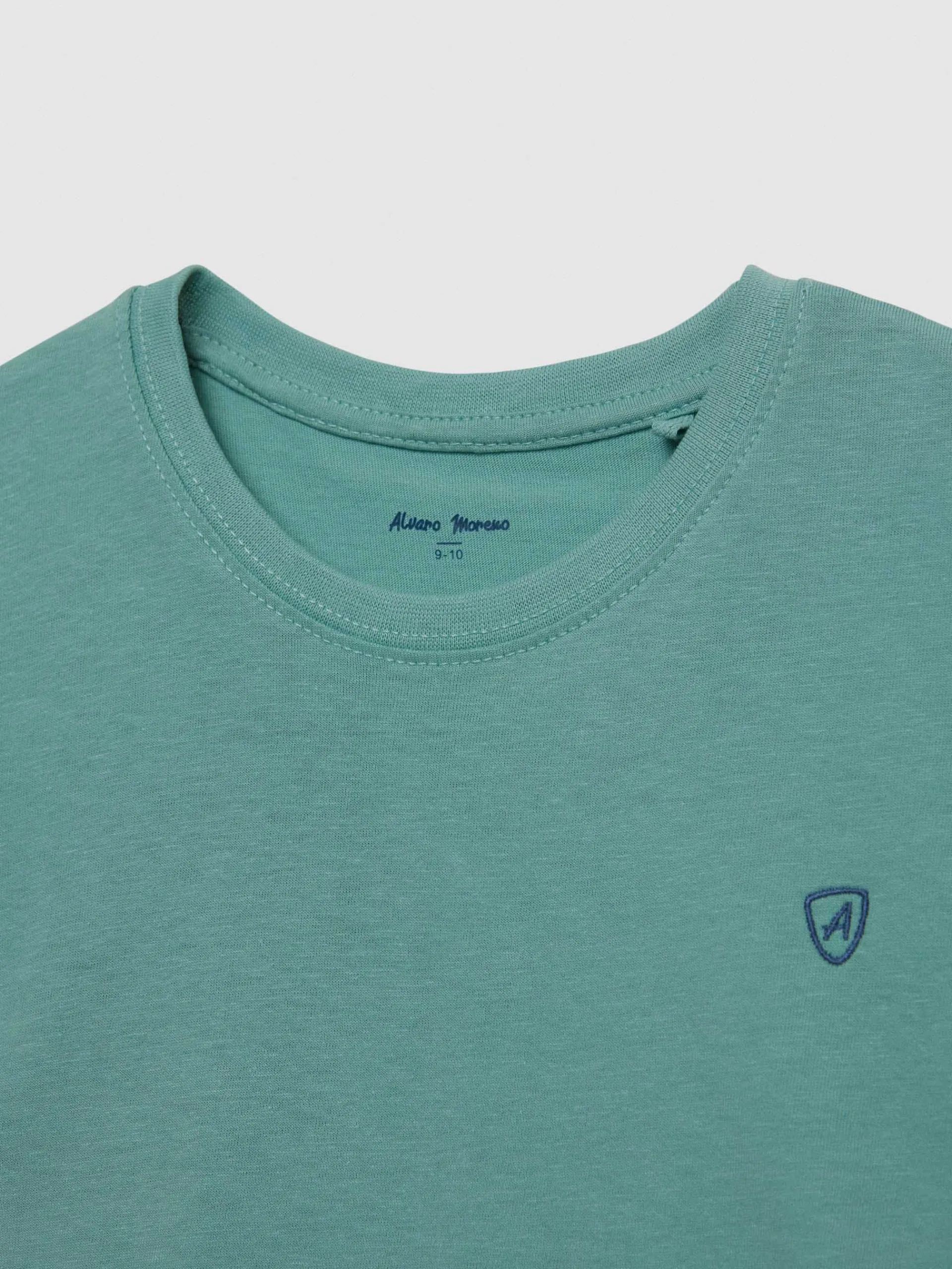 Camisetas-Alvaro Moreno CAMISETA BASIC KIDS Verde Agua