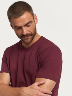 Camisetas-Alvaro Moreno CAMISETA BASICA Burdeos