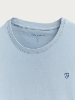 Camisetas-Alvaro Moreno CAMISETA BASICA Celeste