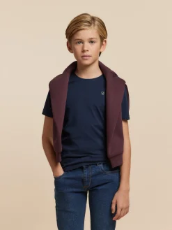 Camisetas-Alvaro Moreno CAMISETA BASICA KIDS Azul Marino