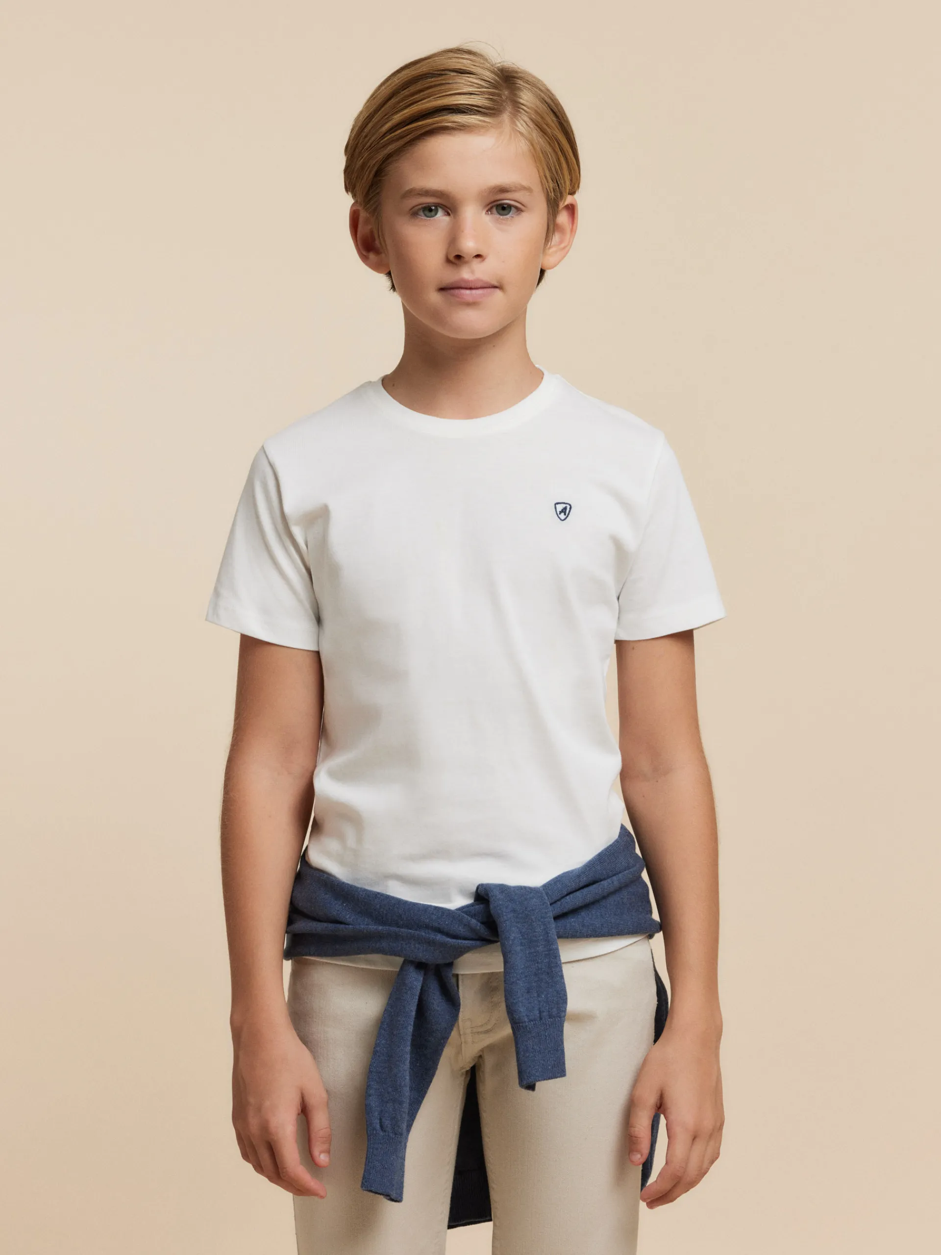 Camisetas-Alvaro Moreno CAMISETA BASICA KIDS Blanco