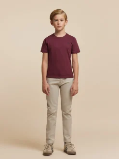 Camisetas-Alvaro Moreno CAMISETA BASICA KIDS Burdeos