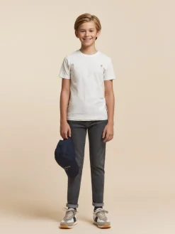 Camisetas-Alvaro Moreno CAMISETA BASICA KIDS Crudo