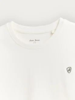 Camisetas-Alvaro Moreno CAMISETA BASICA KIDS Crudo