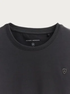 Camisetas-Alvaro Moreno CAMISETA BASICA Negro