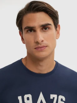 Camisetas-Alvaro Moreno CAMISETA COLLEGE Azul Marino