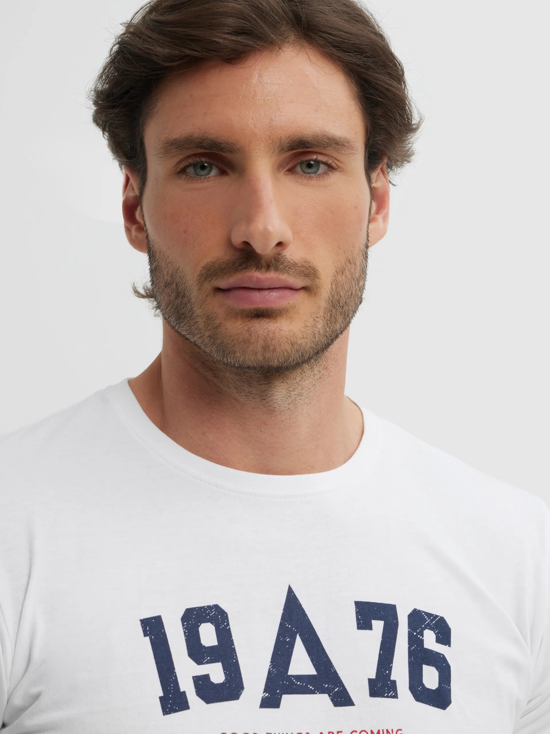 Camisetas-Alvaro Moreno CAMISETA COLLEGE Blanco