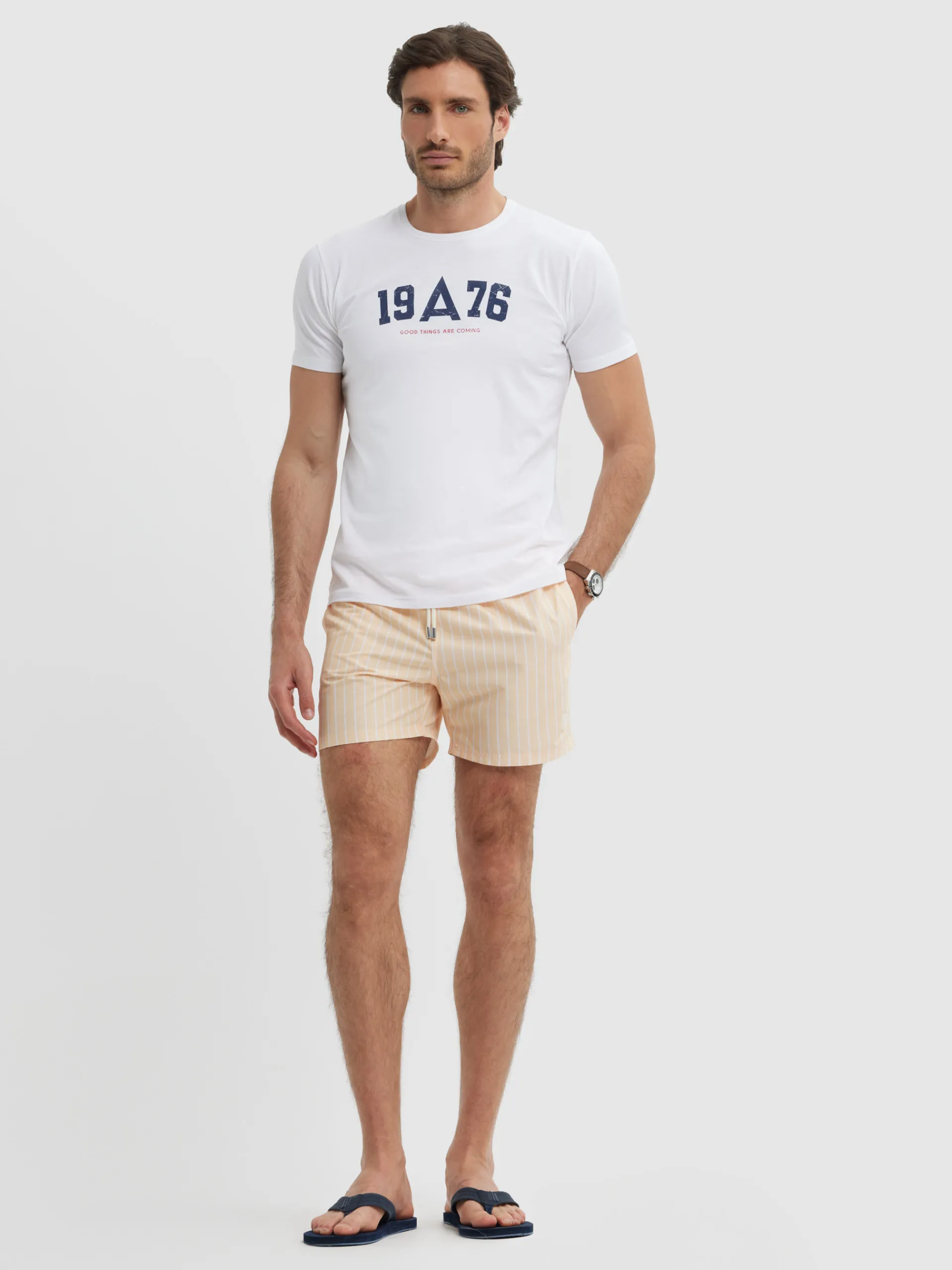 Camisetas-Alvaro Moreno CAMISETA COLLEGE Blanco