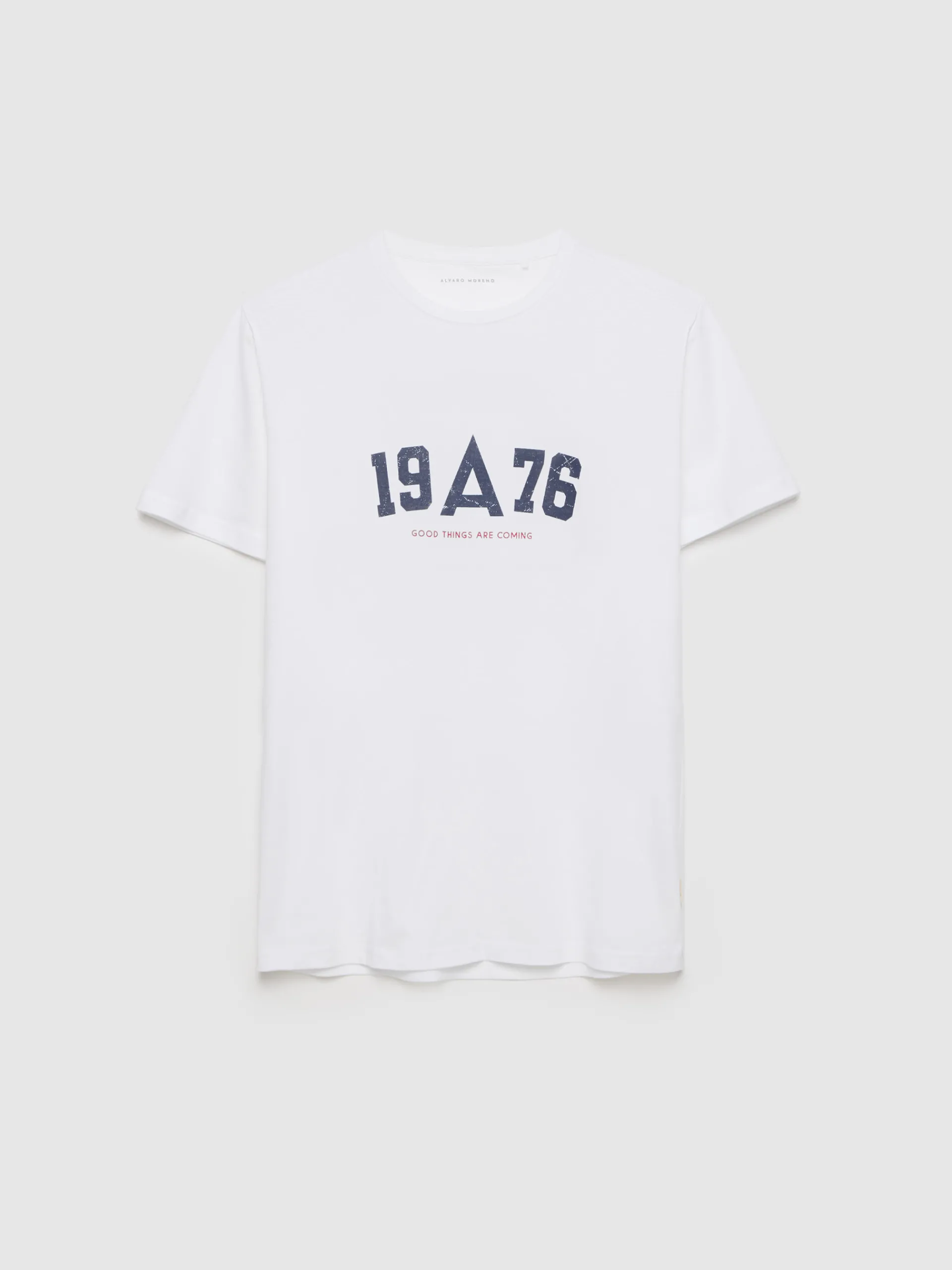 Camisetas-Alvaro Moreno CAMISETA COLLEGE Blanco