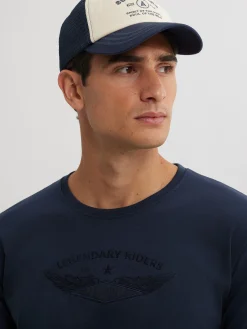 Camisetas-Alvaro Moreno CAMISETA FREEDOM Azul Marino