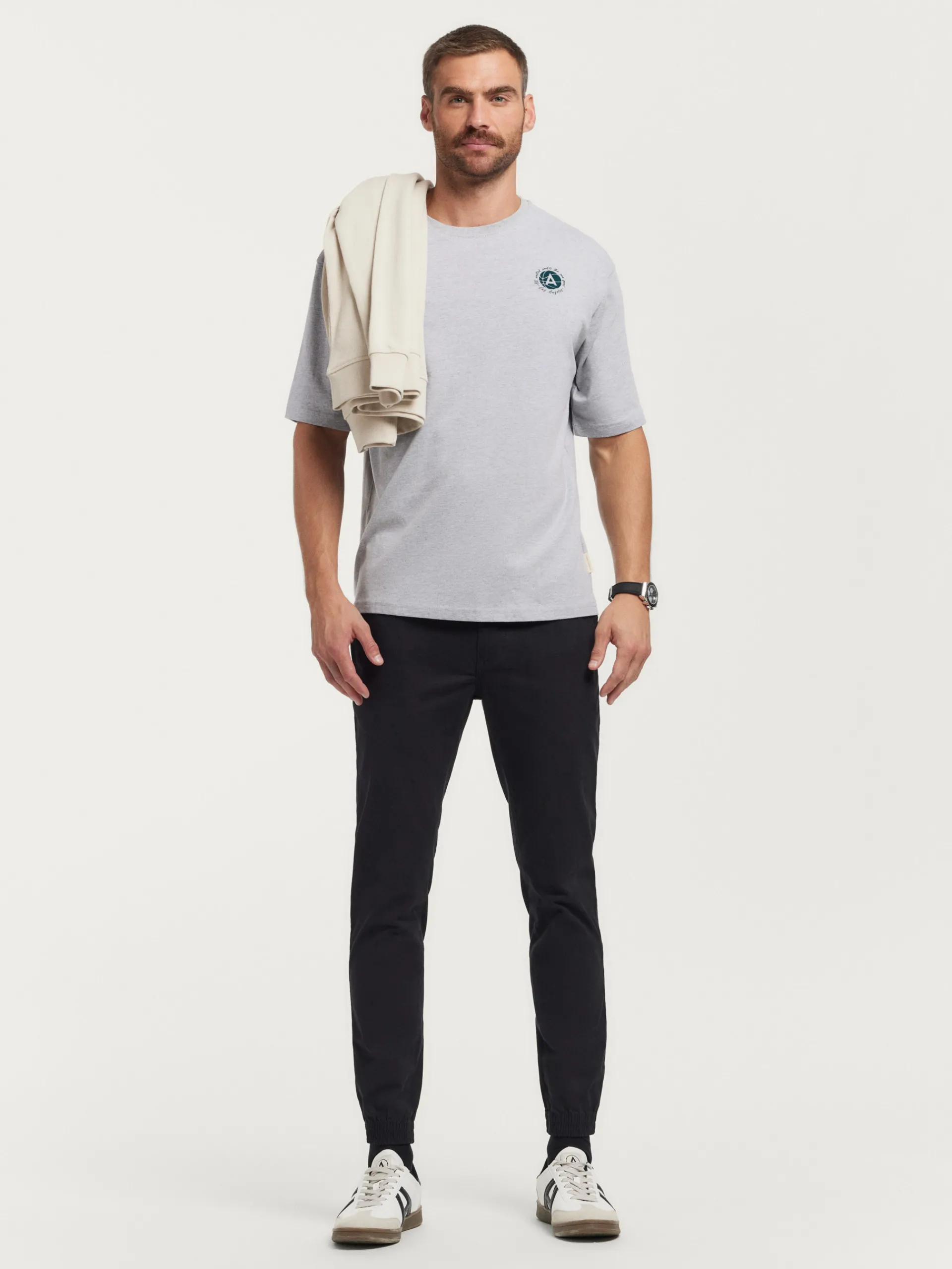 Camisetas-Alvaro Moreno CAMISETA GOAL Gris