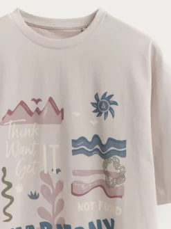 Teen|Camisetas-Alvaro Moreno CAMISETA HARMONY Beige