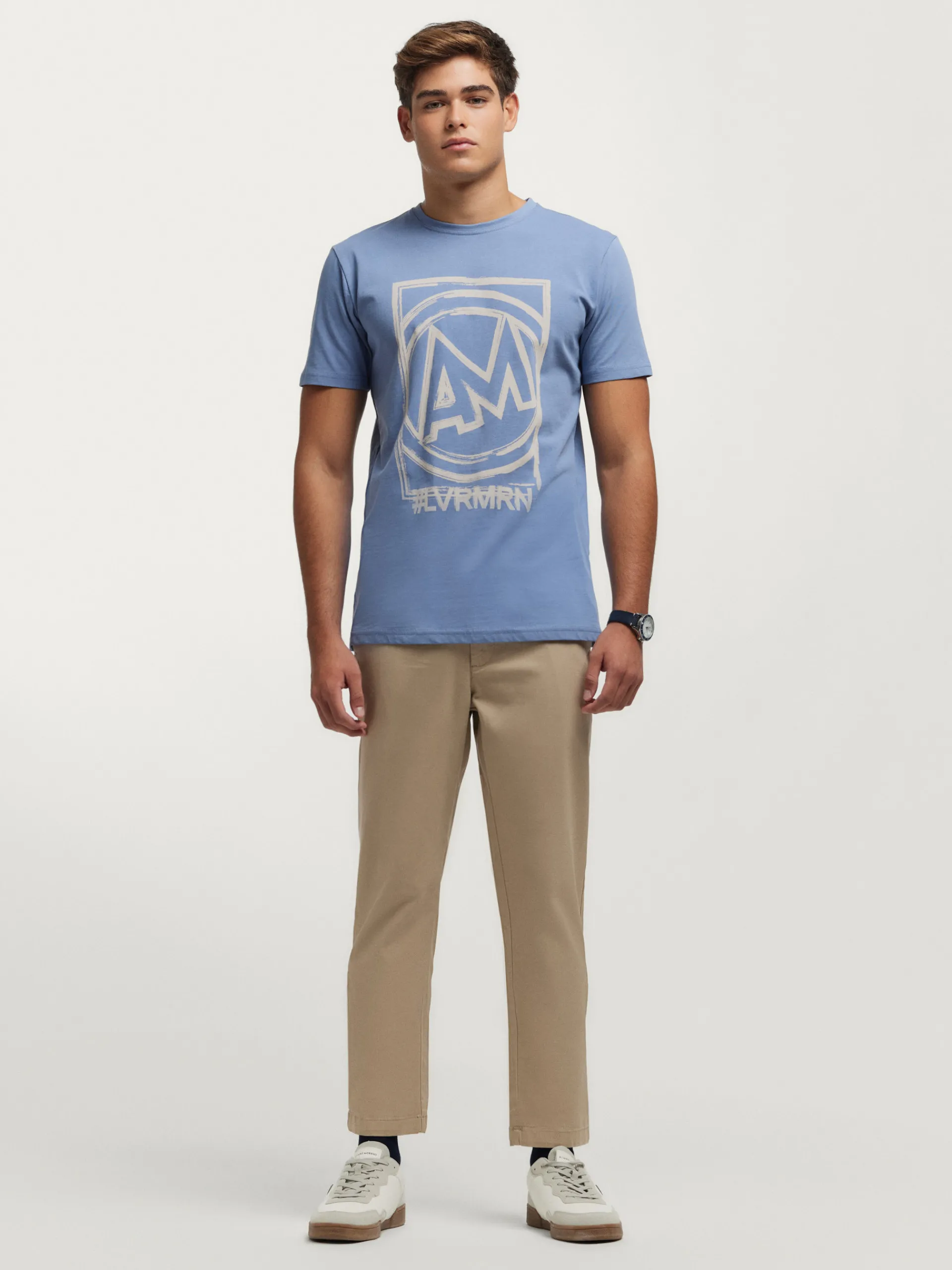 Teen|Camisetas-Alvaro Moreno CAMISETA LOGO Azul