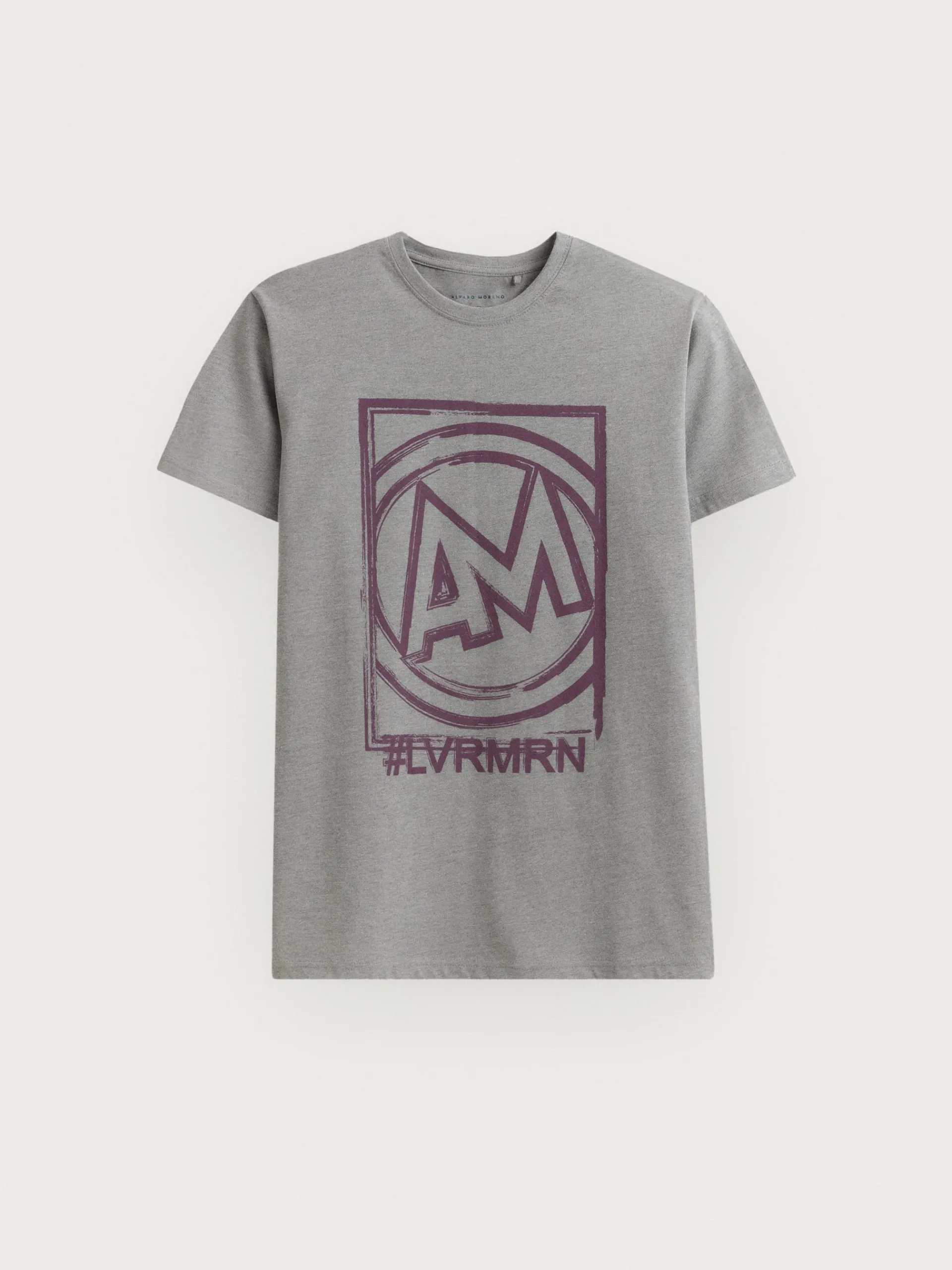 Teen|Camisetas-Alvaro Moreno CAMISETA LOGO Gris