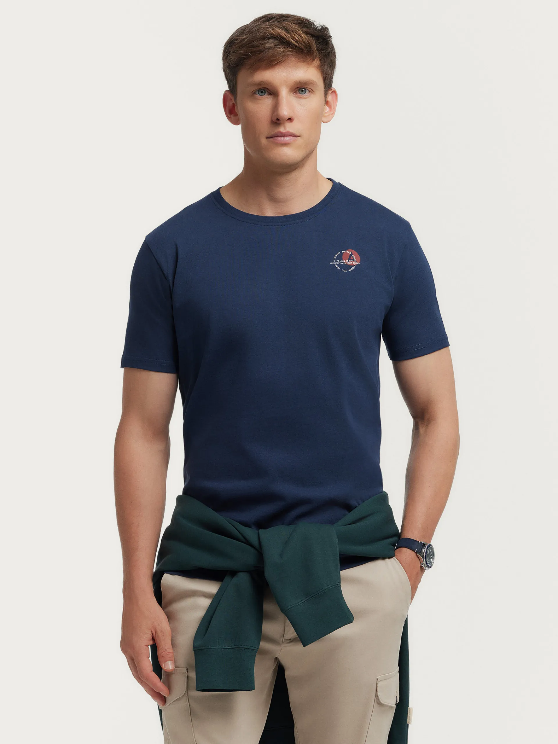 Camisetas-Alvaro Moreno CAMISETA LONG Azul Marino