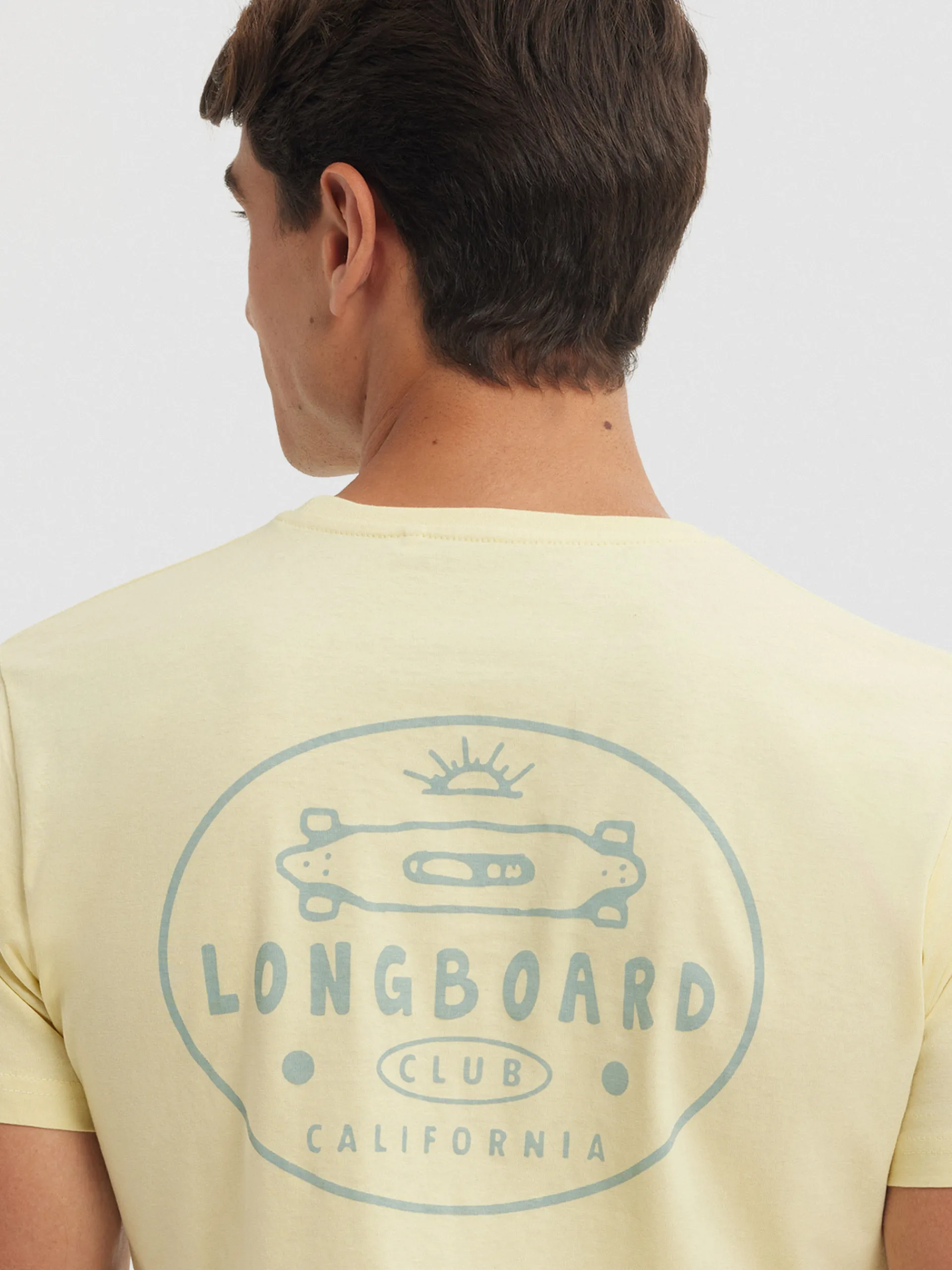 Camisetas-Alvaro Moreno CAMISETA LONGBOARD Amarillo