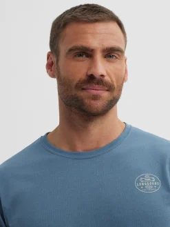 Camisetas-Alvaro Moreno CAMISETA LONGBOARD Azul