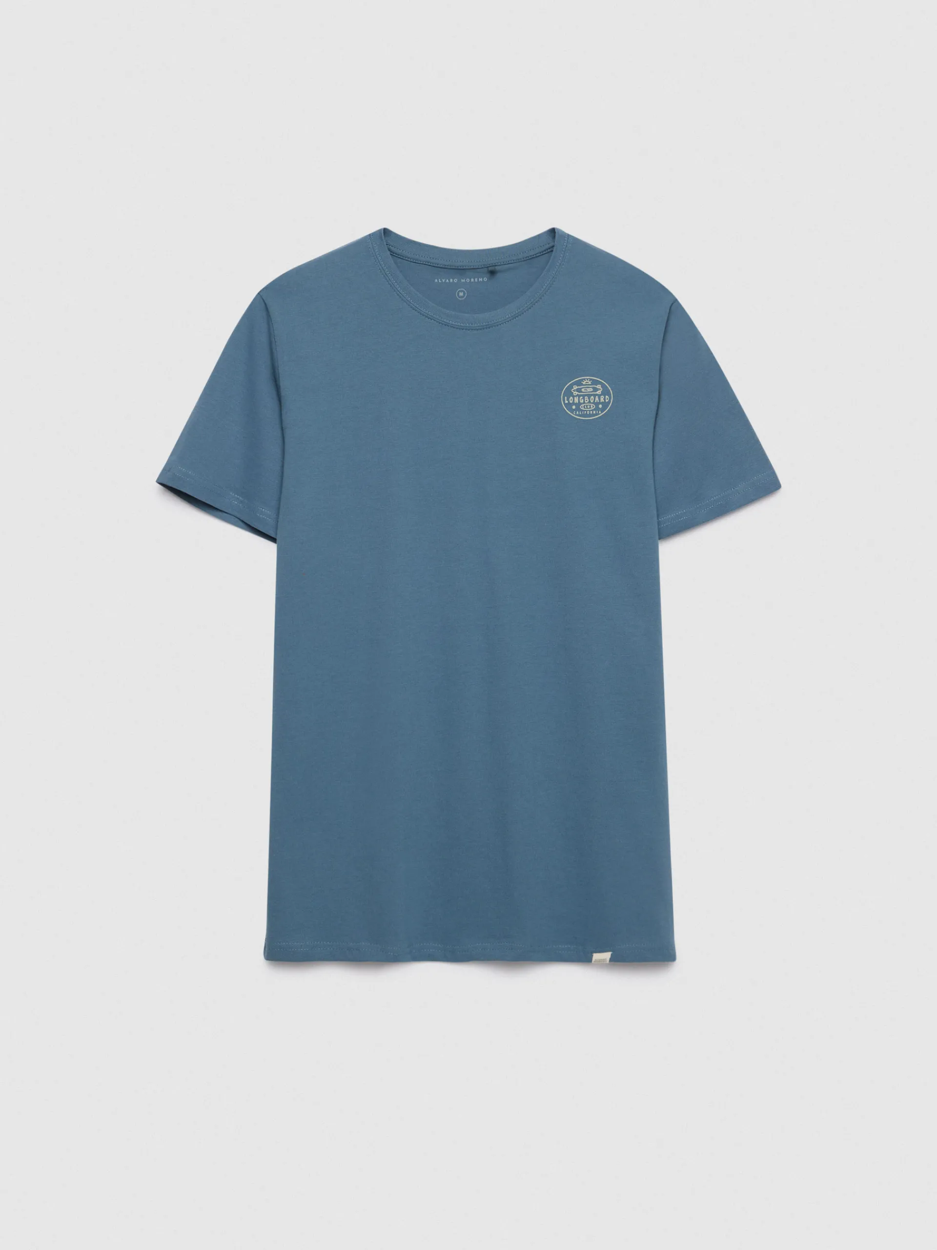 Camisetas-Alvaro Moreno CAMISETA LONGBOARD Azul