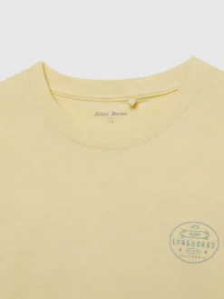 Camisetas-Alvaro Moreno CAMISETA LONGBOARD KIDS Amarillo