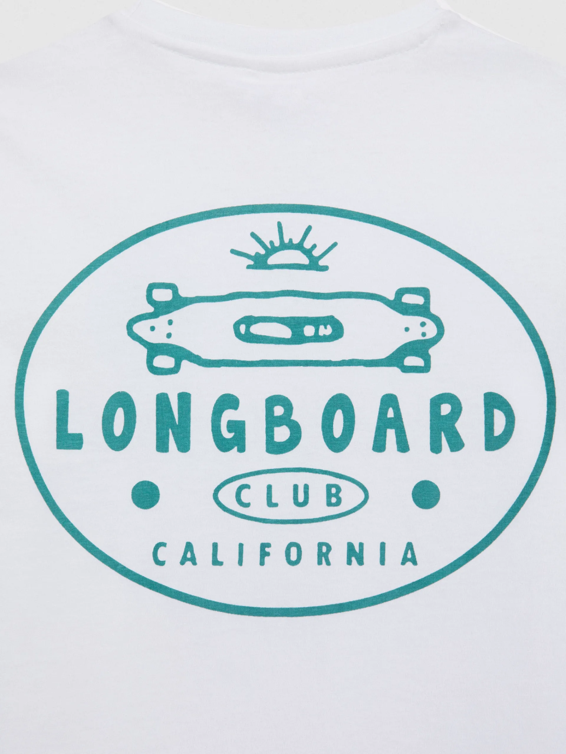 Camisetas-Alvaro Moreno CAMISETA LONGBOARD KIDS Blanco
