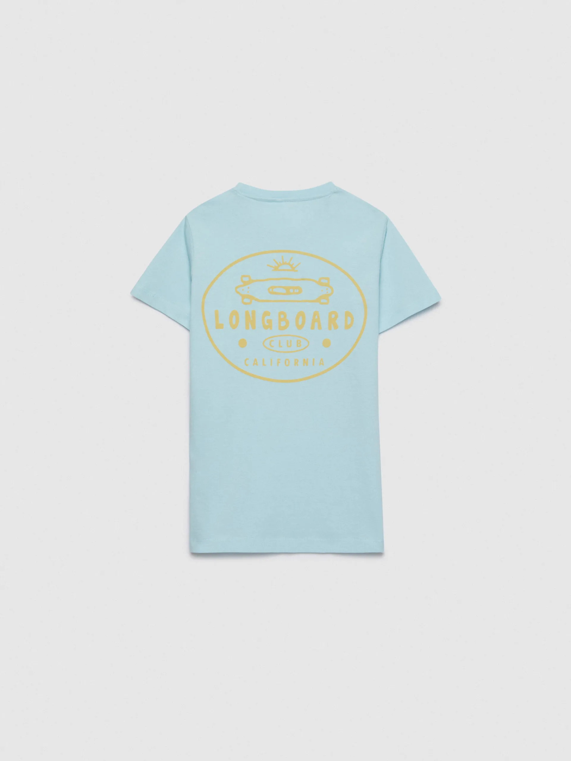 Camisetas-Alvaro Moreno CAMISETA LONGBOARD KIDS Verde Agua