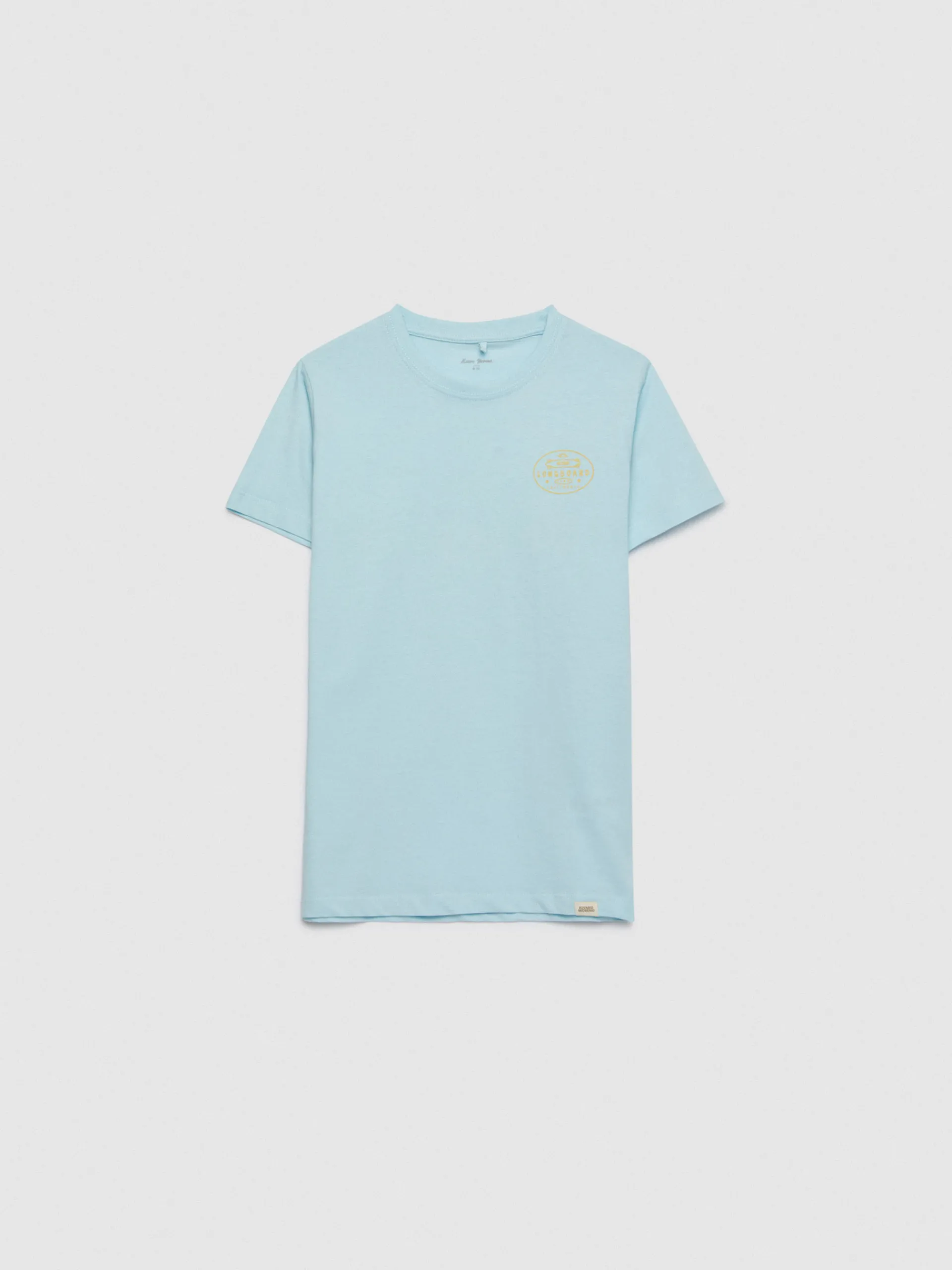 Camisetas-Alvaro Moreno CAMISETA LONGBOARD KIDS Verde Agua